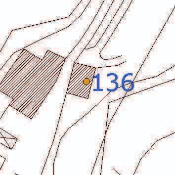 dati identificativi del fabbricato toponimo podere Frantoio Nuovo via Elsa località Canneto dati catastali foglio 61 part 65 datazione ant. 1820 leopoldino 1:5.000 estratto catastale 1:2.