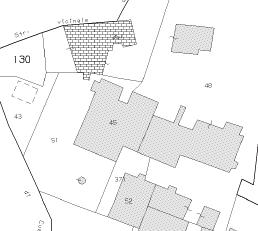 dati identificativi del fabbricato toponimo \ via Gello località La Selva dati catastali foglio 64 part 41 svil. A datazione ant. 1820 leopoldino 1:5.000 estratto catastale 1:2.