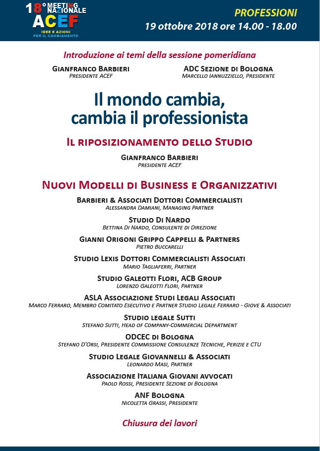 Cambiamento IL MONDO CAMBIA,