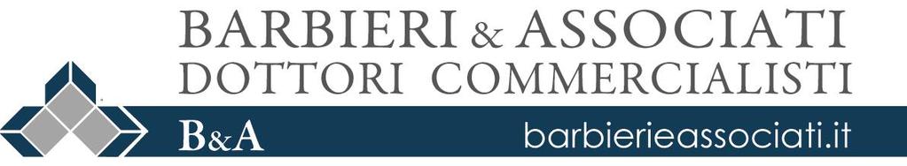 www.barbierieassociati.it Via Riva di Reno, 65 Bologna tel. 051 231125 email info@barbierieassociati.