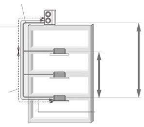 Sistemi VRF Multi serie KXZP MICRO SMART In pompa di calore Unità esterne Collega fino a 8 unità interne/120% della capacità FDC 224 KXZPE1 22,4 kw trifase FDC 280 KXZPE1 28,0 kw trifase Massima