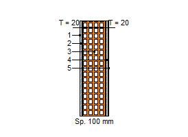 CARATTERISTICHE TERMICHE E IGROMETRICHE DEI COMPONENTI OPACHI Scheda: MR5 Codice Struttura: Descrizione Struttura: MR.01.