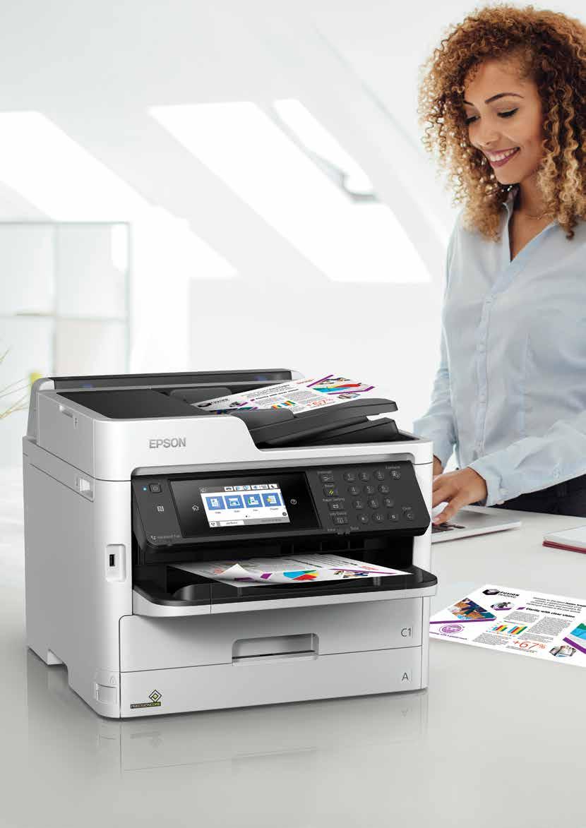 Serie WorkForce Pro WF-C5000 inkjet Maggiore produttività a