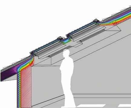 Roto ha sviluppato un sistema di isolamento efficace e molto performante: un cordolo isolante WD disponibile pre-installato su tutti i suoi modelli, che consente di aumentare il comfort abitativo e