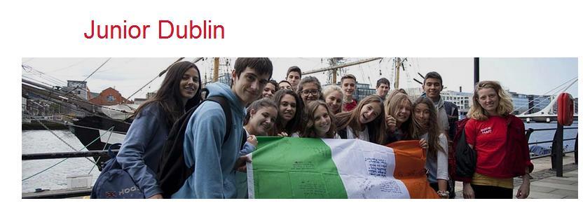 ATLAS DUBLIN: Scuola d inglese + Alloggio + Transfer. DESTINAZIONE: DUBLINO - IRLANDA. Scuola: ATLAS School DUBLIN. Settimane: 2-3 - 4 settimane programma JUNIOR in famiglia.