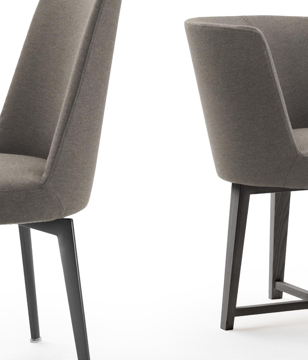 Hera Antonio Citterio Design Poltrone Pouf Poltroncine Sedie Armchairs Ottomans Dining Chairs Dining Armchairs Hera è una famiglia di poltrone e sedie, che esprime una felice sintesi di ergonomia ed