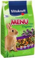 RODITORI VITAKRAFT MENÙ TIMO CONIGLI alimento completo per conigli, con semi, cereali, verdure e timo; assicura una lunga masticazione e