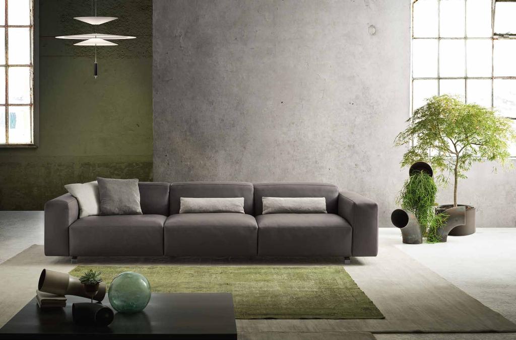 Algarve (divano sofa) L/W318 P/D103 H71 91 cm pelle