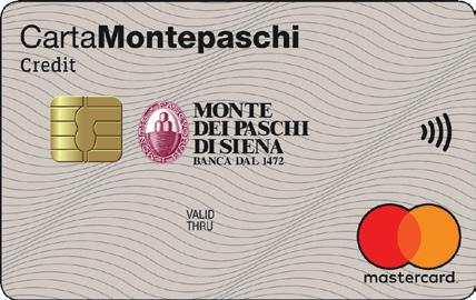 CARTE Carta prepagata Krystal Best: costo di consegna carta (una tantum) esente; Carta di debito Montepaschi Debit Mastercard: canone gratuito il primo anno, standard gli anni successivi; Carta di