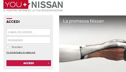 SE POSSIEDI GIÀ UN ACCOUNT, PROCEDI COME SEGUE 1. Collegati con il tuo account su You+Nissan (https://youplus.nissan.it), quindi poi accedi a IL MIO GARAGE. 2. Clicca su AGGIUNGI UNA NUOVA AUTO. 3.