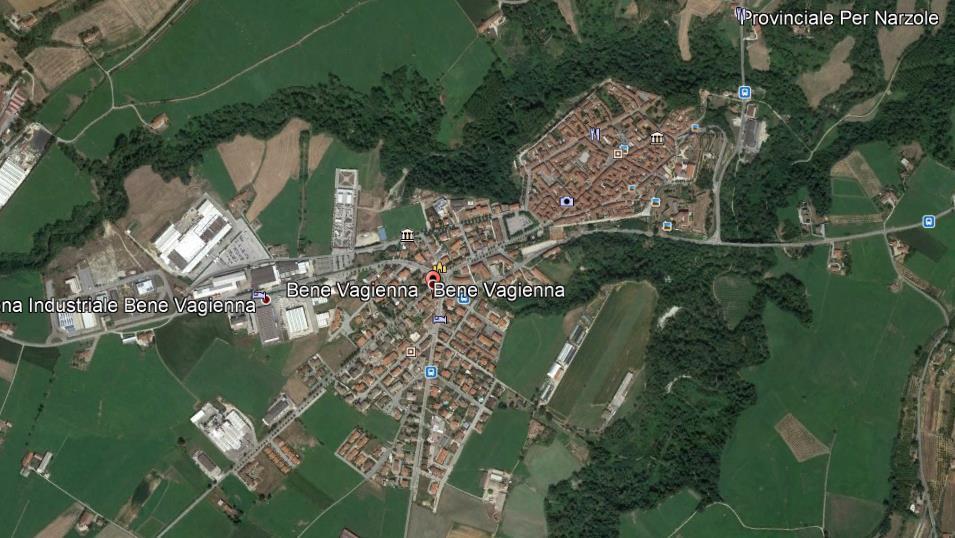 INQUADRAMENTO TERRITORIALE Il depuratore in oggetto è sito in Località Molino nel Comune di Bene Vagienna.