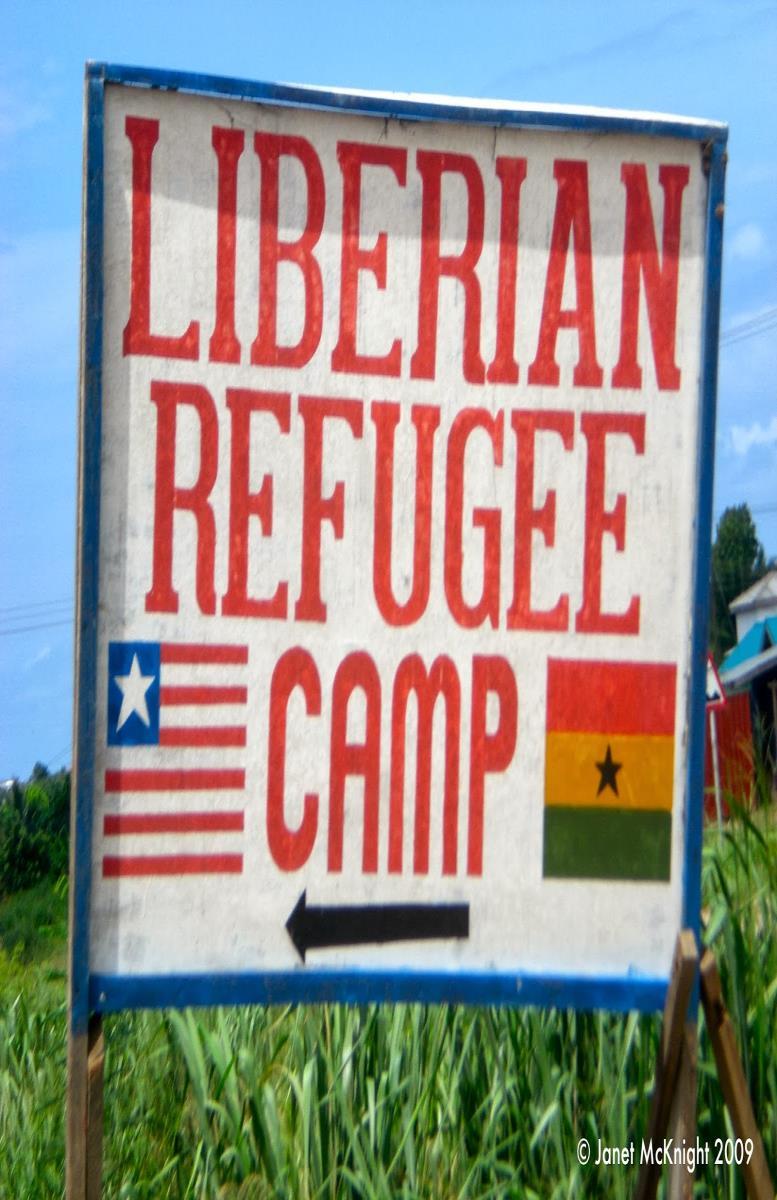 Il governo del Ghana e l Alto Commissariato per i Rifugiati delle Nazioni Unite (UNHCR) nel 1990 crearono un campo per l accoglienza dei rifugiati provenienti dalla Liberia.