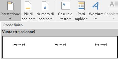 10 INTESTAZIONE (ESCLUSI COPERTINA E SOMMARIO) Dicitura posta al principio di un foglio.