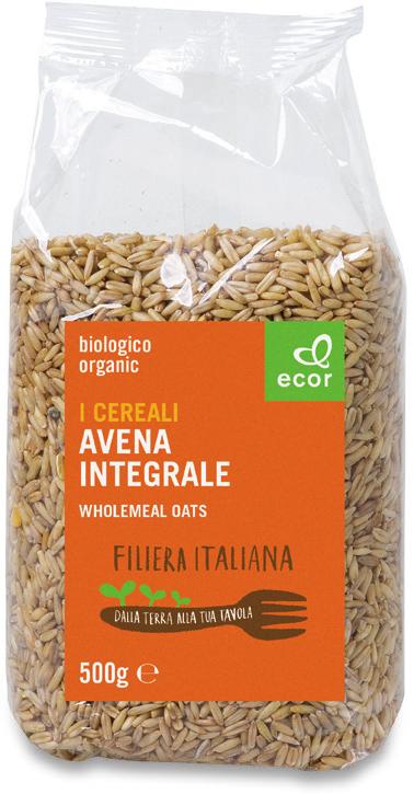 primi, secondi e proteine vegetali Avena integrale in chicchi È un prodotto della