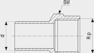 Prestabo con SC-Contur F1 F1 Manicotto Prestabo Modello 1112.