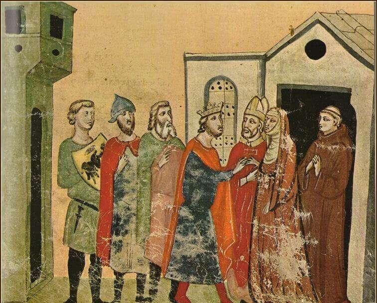Gli Svevi in Sicilia Prima di morire Federico Barbarossa fa sposare il Riglio Enrico VI