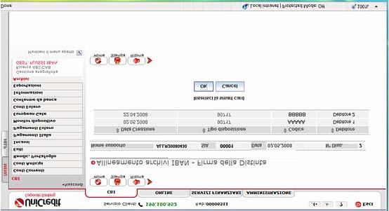 / cbi / archivi / gestione flussi iban / indice Gestione Flussi IBAN 13.