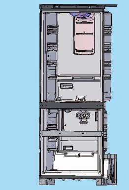 attraverso la Bocchetta di mandata posizionata nella parte superiore destra del vano freezer. 5 5.