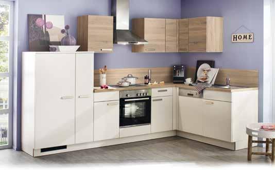 Elettrodomestici VIVA INOX inclusi forno da incasso A piano cottura in vetroceramica 7.635, 00* frigo A+ Ante disponibili cappa in 4 colori 14.648, 00* 2.498, 00 3.