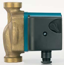 NCS Circolatori per acqua calda sanitaria Esecuzione Circolatore a velocità con corpo pompa in bronzo.