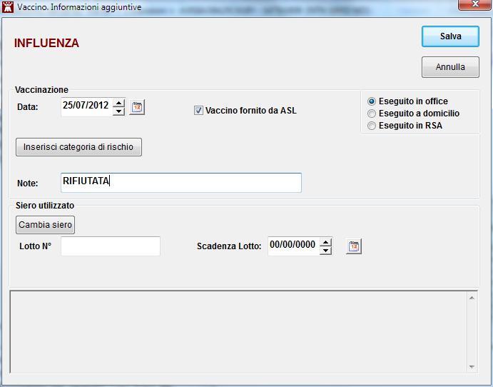 Arteriosa secondo quanto riportato nel programma delle attività dei NU.FO.SE.