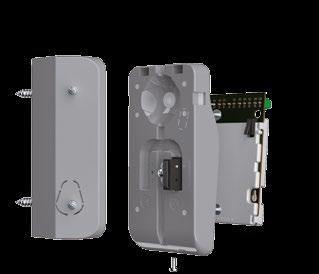 sensore crepuscolare con OPT-1 telecomando senza dover aprire custodia del rivelatore + + Configurazione della sensibilità del sensore crepuscolare utilizzando i pulsanti situati sul PCB + +