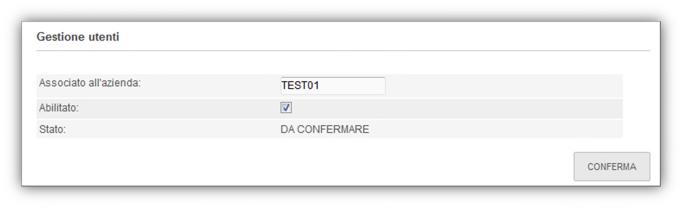 MANUALE FORNITORE VENDOR MANAGEMENT Il sistema mostra il nome azienda a cui