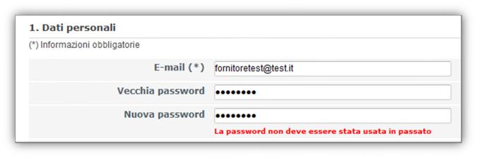 MANUALE FORNITORE VENDOR MANAGEMENT A questo punto l utente preme il tasto OK per chiudere il messaggio e inserisce una nuova