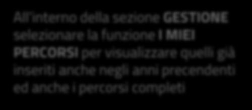 operativa per la scuola Tra le AZIONI disponibili selezionare ELIMINA per eliminare il Percorso a