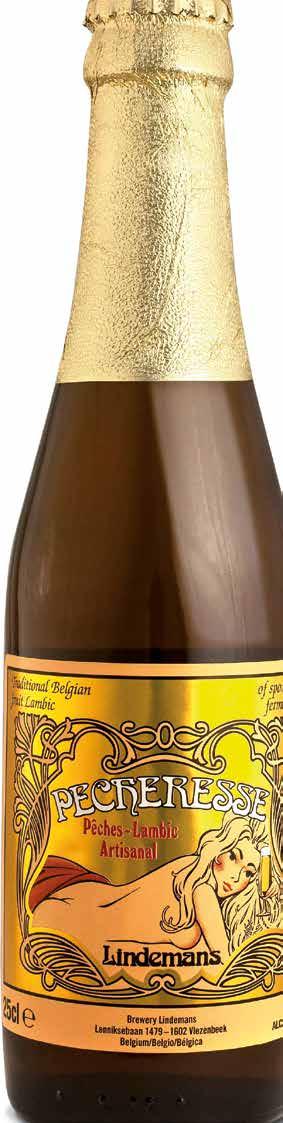 ALTASFERA Selezione Birre 2018 Profumi Intensi: ideali per palati sofisticati LINDEMANS PECHERESSE Tipologia: Fruity beer. Provenienza: Belgio. 2-3 C Colore: Biondo oro leggermente velato.