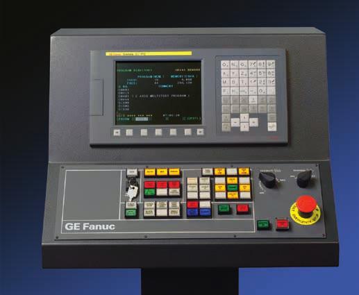 CONTROLLO E SOFTWARE Potente controllo CNC Le punzonatrici Serie P sono equipaggiate con il controllo Fanuc GE 0iP CNC.