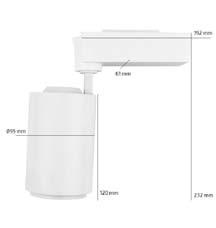 La fonte luminosa COB integrata fornisce una luminosità di 2400 lumen che si distribuiscono in un angolo di 36º, la quale conferisce un fascio di luce compatto di gran qualità, che riproduce i colori