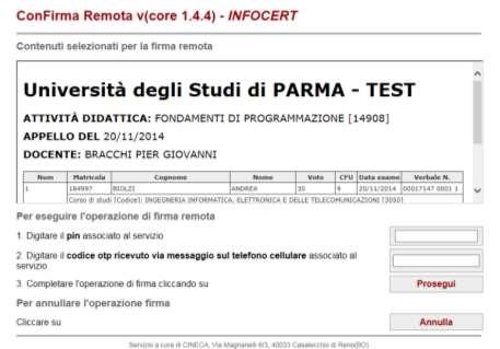 Nella parte alta della maschera, viene visualizzato l elenco dei verbali con il relativo dettaglio e i dati degli studenti; nella parte bassa della maschera, vengono visualizzate le istruzioni per