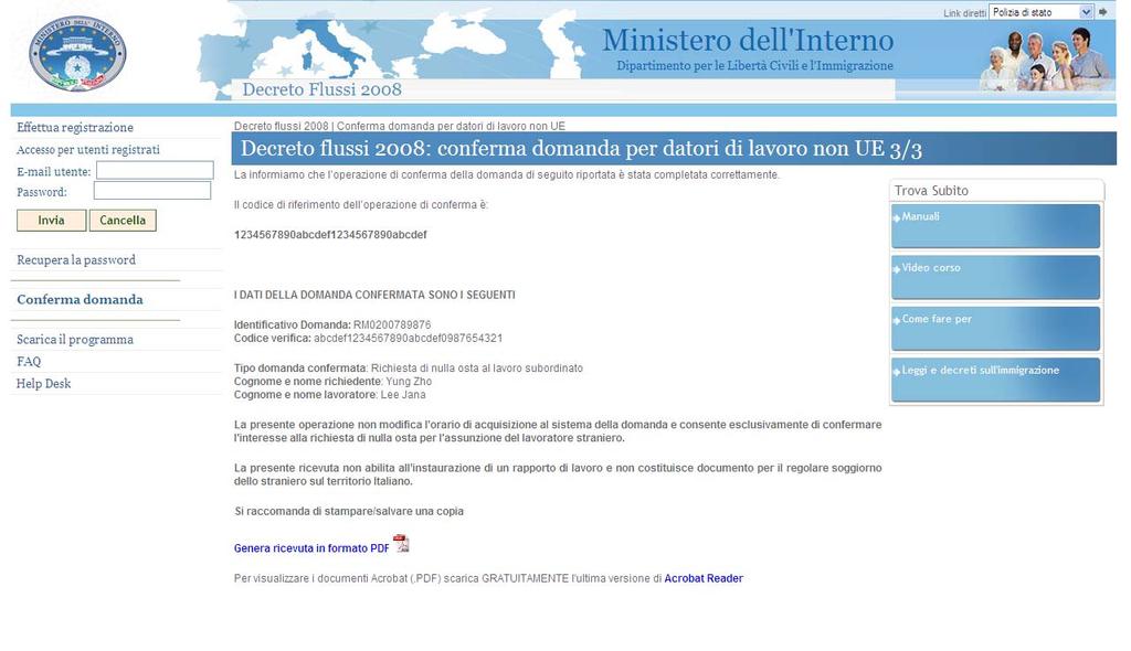 I passi operativi