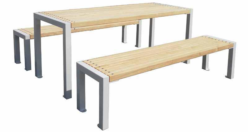 set bonn senza schienale Set composto da un tavolo e due acquistabili anche singolarmente.