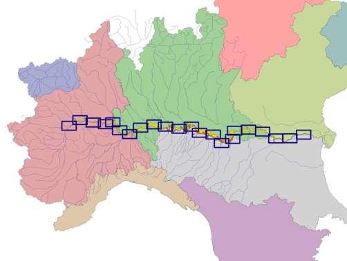 Fasce fluviali A e B del Fiume Po da Torino al Delta su 97.316 ha 58.866 ha in fascia A e 38.