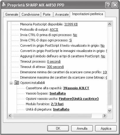! Quando si installa il driver PPD INSTALLAZIONE DEL DRIVER DELLA STAMPANTE/DRIVER PC-FAX 1 Fare clic sul pulsante [Start], quindi selezionare [Stampanti e fax]. In Windows 98/Me/NT 4.