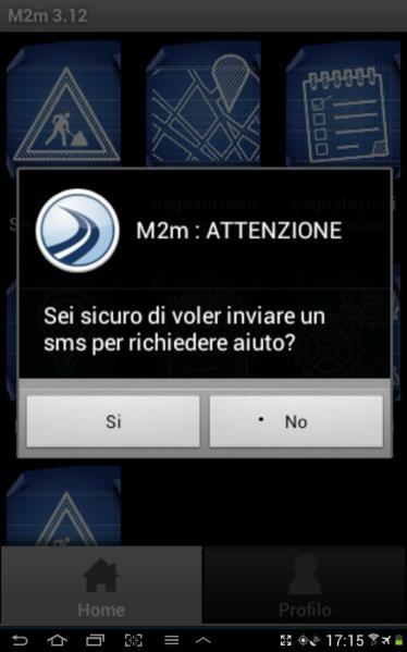 informazioni relative alla pericolosità delle strade su cui si sarebbe intrapreso il viaggio, venivano scaricate dall applicazione al momento della