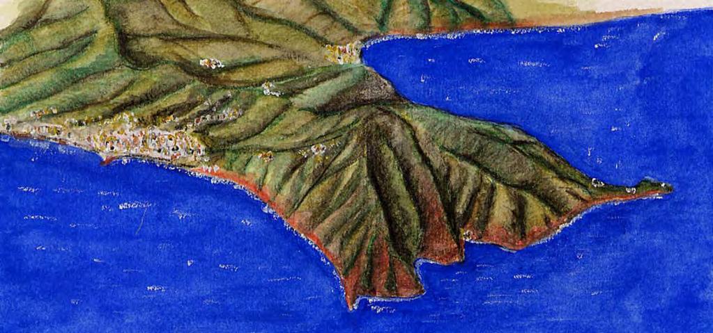 Abbiamo riportato qui sotto un immagine del Promontorio di Portofino visto dall alto.