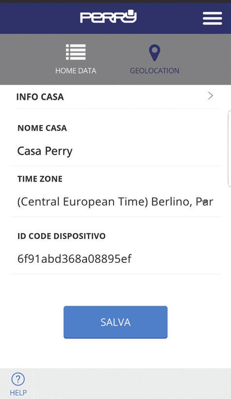 Geolocalizzazione La Geolocalizzazione permette la riduzione automatica della temperatura impostata quando l utente non si trova a casa.