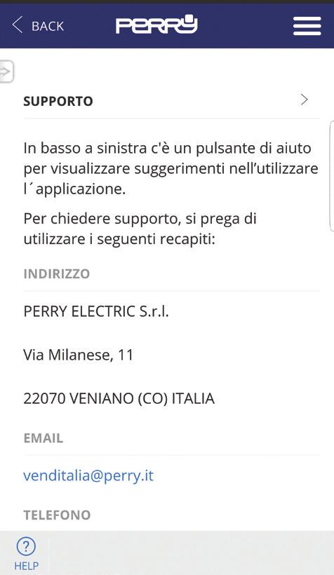 SUPPORTO Supporto In caso di mancata connessione consultate le FAQ alla pagina: http://perry.it/it/prodotto/1tx-cr028wifikit.