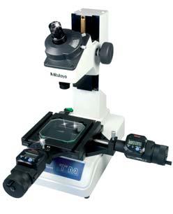 Calibri Micrometri Comparatori Alesametri Basi Materiale in granito Truschini Blocchetti Microscopio di misura Microscopio di misura monoculare con immagine eretta, per misure dimensionali e di
