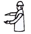 cerchio DISTANZA VERTICALE Le mani indicano la distanza Significato Descrizione Figura C.