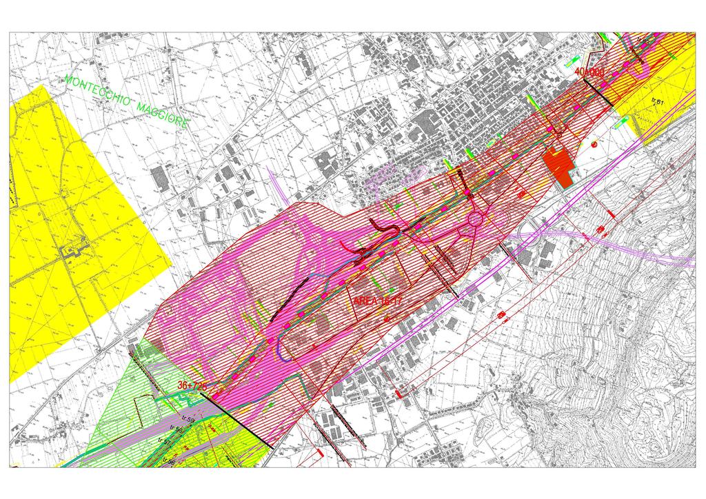 Linea AV/A VERONA PADOVA PREVISIONI DI SAVI IN ESTENSIONE TRINEE