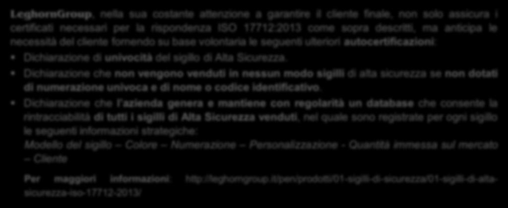 Questo certificato riguarda il produttore sigillo ed è titolo di garanzia sul fatto che i processi interni del produttore soddisfino una serie di buone pratiche relative alla sicurezza delineate all