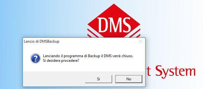 destinatarie di backup anche su dischi diversi da quello precedente, ad esempio: Backup_DMS-2_dati in cui andranno le cartelle cliniche e contabili e Backup_DM-S2_files in cui andranno le immagini