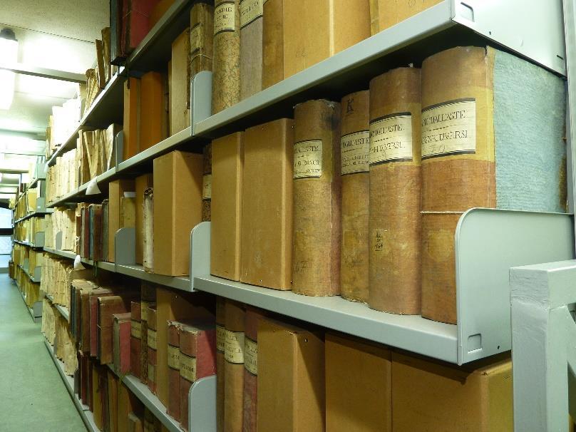 delle unità archivistiche, che