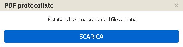 Dopo l assegnazione del protocollo sarà possibile