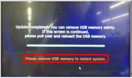 exe Rimuovere la memoria USB in modo sicuro dal proprio PC. Accendere la sorgente Alpine e premere OK nella pagina di scelta delle lingue.