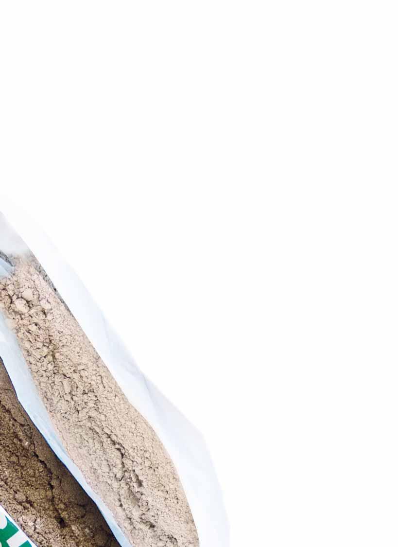 3Pulito nell impiego, pratico da movimentare e stoccabile all esterno Nella fase di miscelazione la sabbia umida favorisce la forte riduzione della polvere.